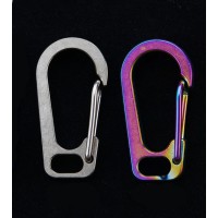 Carabiner EDC titanium 30mm