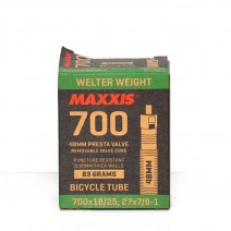 Ruột xe đạp Maxxis Welter Weight 700 x 18/25 (van Pháp - 48mm)