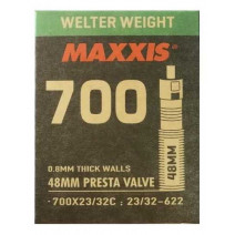 Ruột xe đạp Maxxis Welter Weight 700 x 23/32 (van Pháp - 48mm)