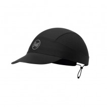Mũ chạy bộ Buff Pack Run Cap (đen) (BUFF R-Solid Black)