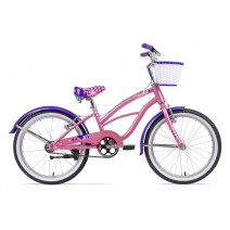 Xe đạp trẻ em CANDY (6 đến 10 tuổi) (PINK) (thắng V)