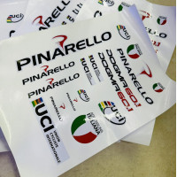 Decal dán xe đạp logo Pinarello