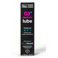 Nhớt xe đạp Muc-Off C3 Ceramic Lube - Premium WET (50ml) (tặng kèm đèn UV)