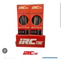 Vỏ xe đạp IRC Jetty Plus (700x25C) Kevlar Bead - TAN Side (cặp) (đen vành nâu) (không talon)