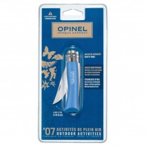 Dao Opinel Colored Tradition No7 Stainless Steel Blister Pack (xanh da trời) (OPI 001606)