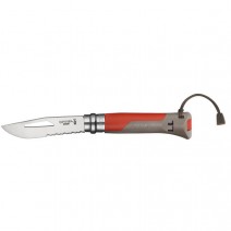 Dao xếp Opinel No8 Outdoor Knife Plastic Handle (nâu đỏ) (OPI 001715)