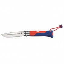 Dao xếp Opinel No8 Outdoor Knife Plastic Handle (cam xanh dương) (OPI 001991)