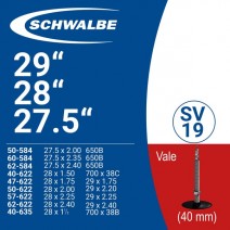 Ruột xe đạp SCHWALBE SV19 27.5" - 28" - 29" - 700c (van pháp)